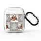 Christmas Dog Photo AirPods Glitter Case