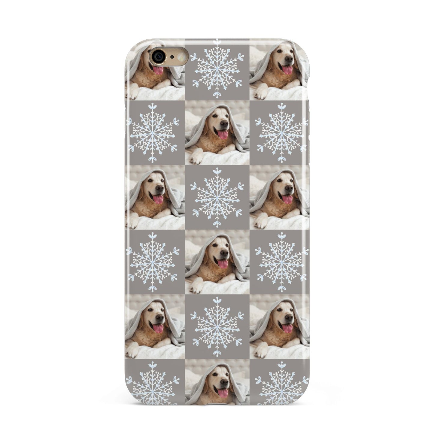 Christmas Dog Photo Apple iPhone 6 Plus 3D Tough Case