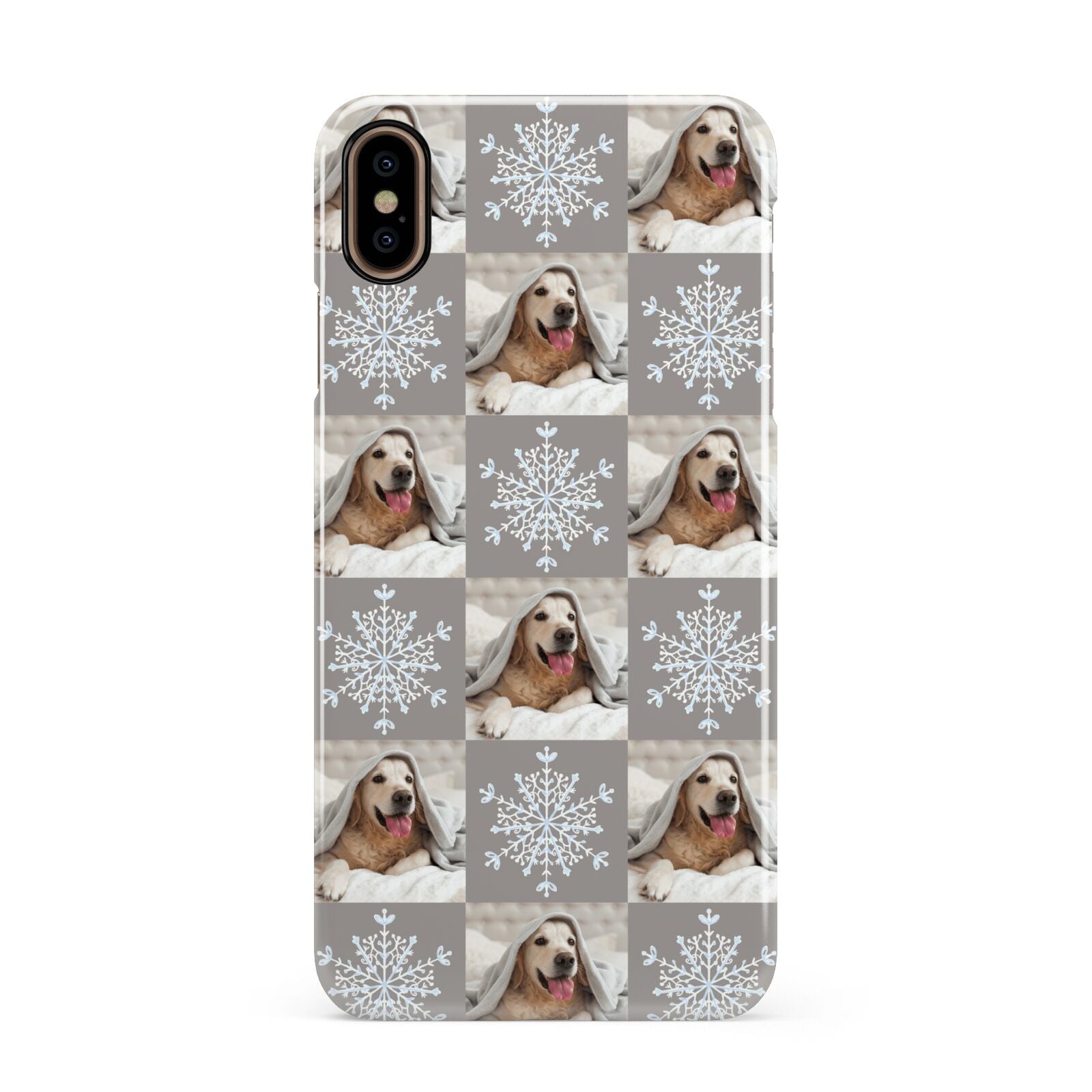 Christmas Dog Photo Apple iPhone Xs Max 3D Snap Case