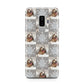 Christmas Dog Photo Samsung Galaxy S9 Plus Case on Silver phone