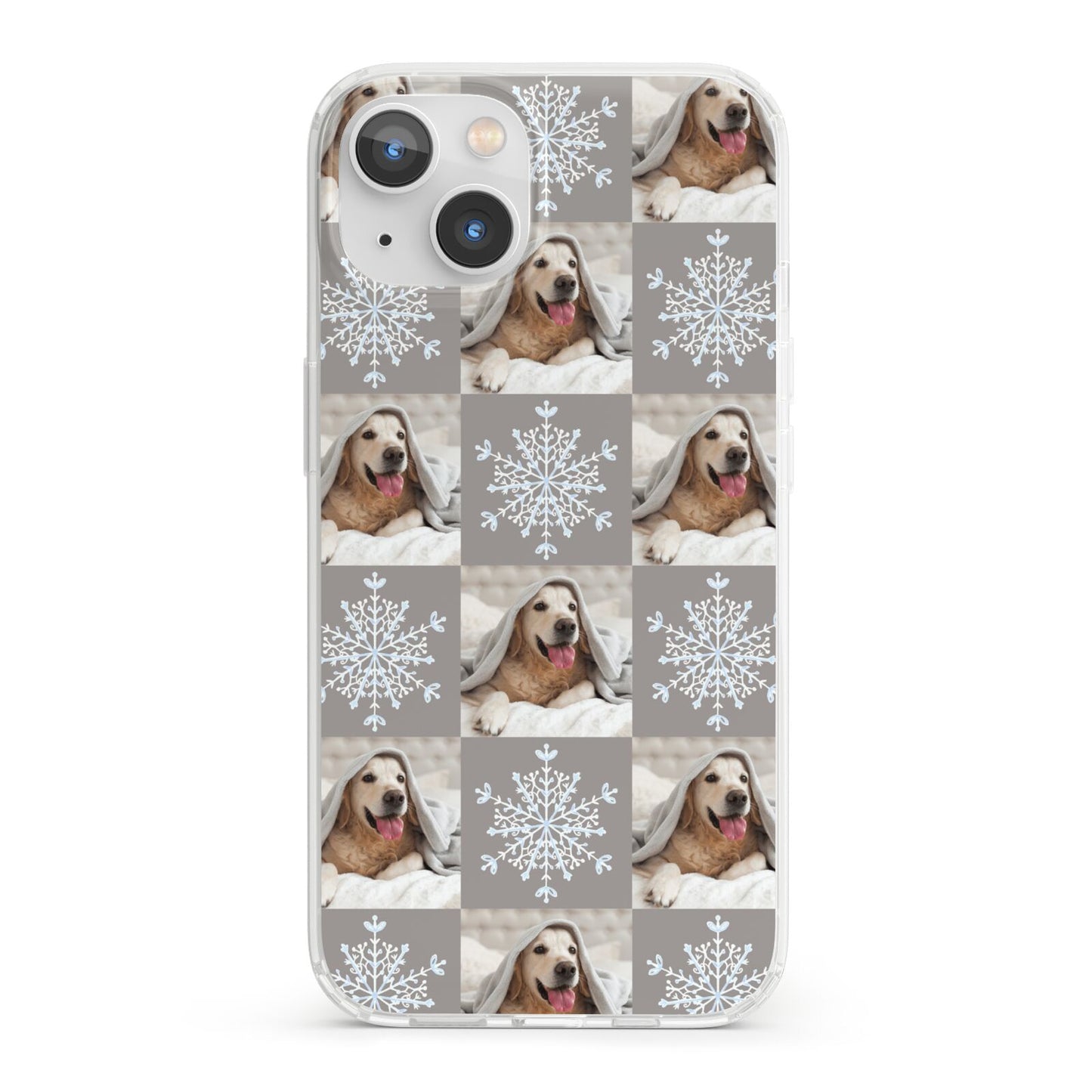 Christmas Dog Photo iPhone 13 Clear Bumper Case
