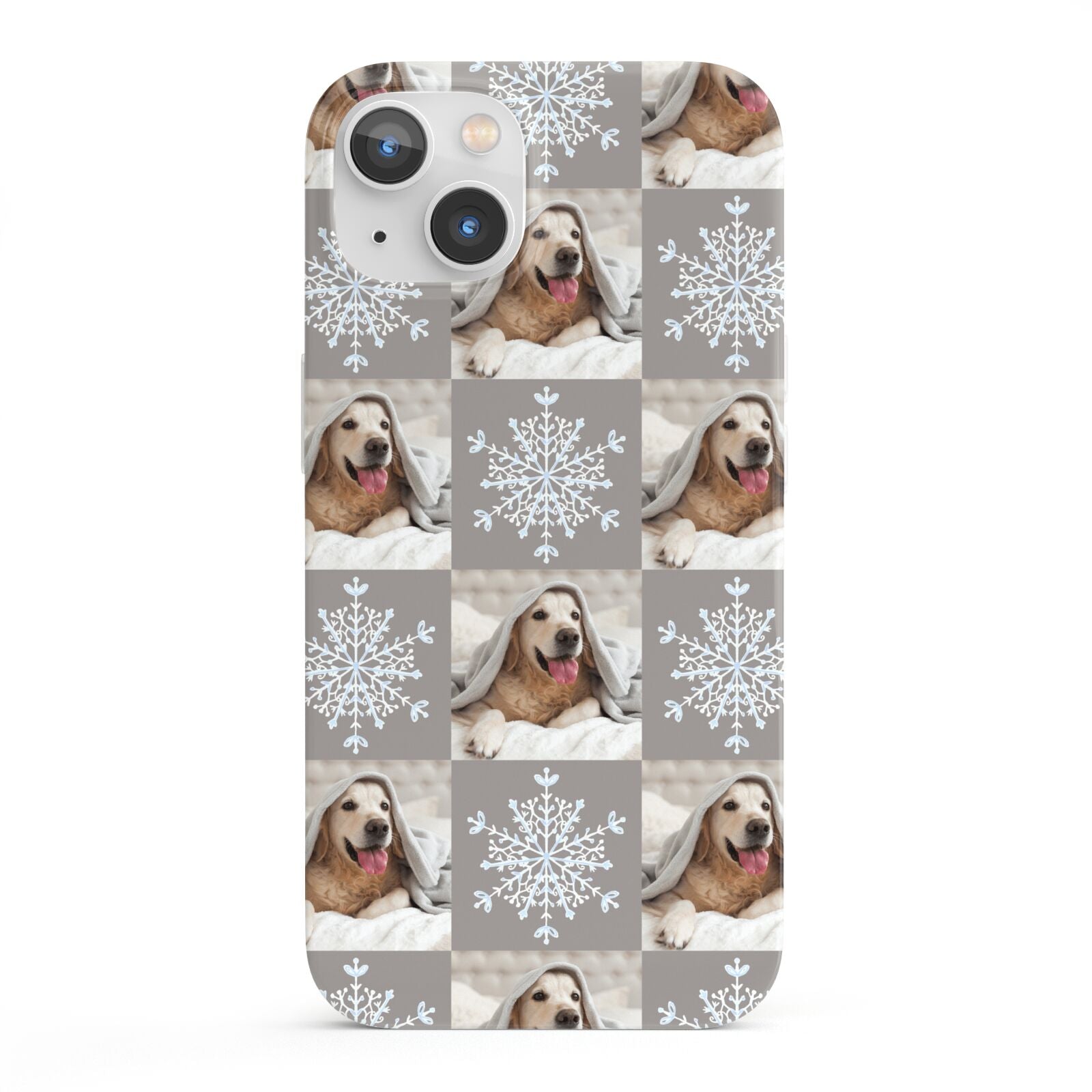 Christmas Dog Photo iPhone 13 Full Wrap 3D Snap Case