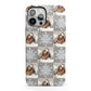 Christmas Dog Photo iPhone 13 Pro Max Full Wrap 3D Tough Case