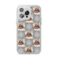 Christmas Dog Photo iPhone 14 Pro Max Clear Tough Case Silver