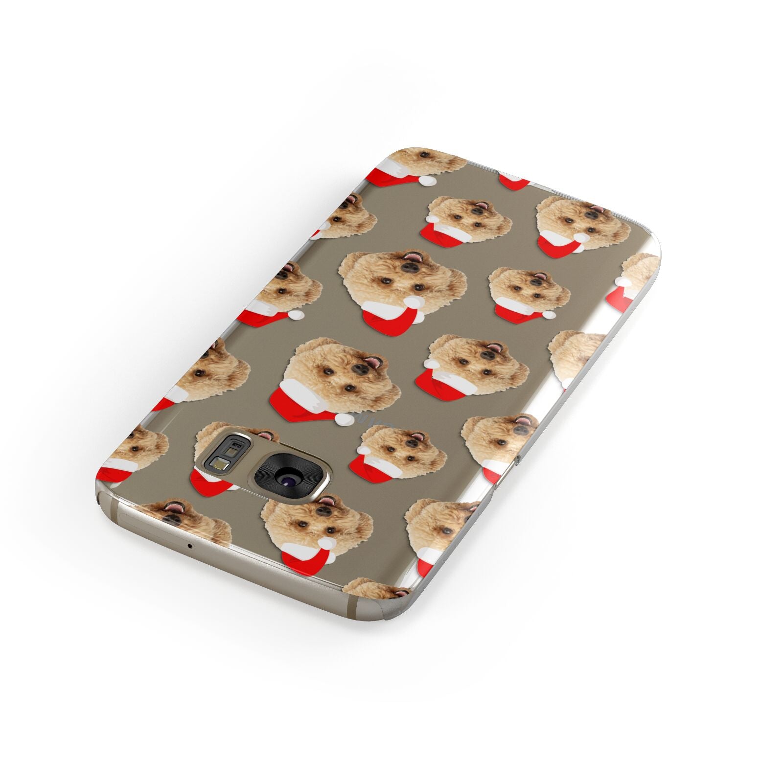 Christmas Dog Samsung Galaxy Case Front Close Up