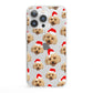 Christmas Dog iPhone 13 Pro Clear Bumper Case