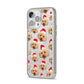 Christmas Dog iPhone 14 Pro Max Glitter Tough Case Silver Angled Image