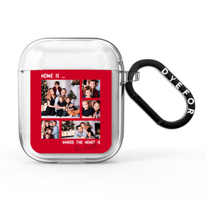 Christmas Family Photo Personalised AirPods Case