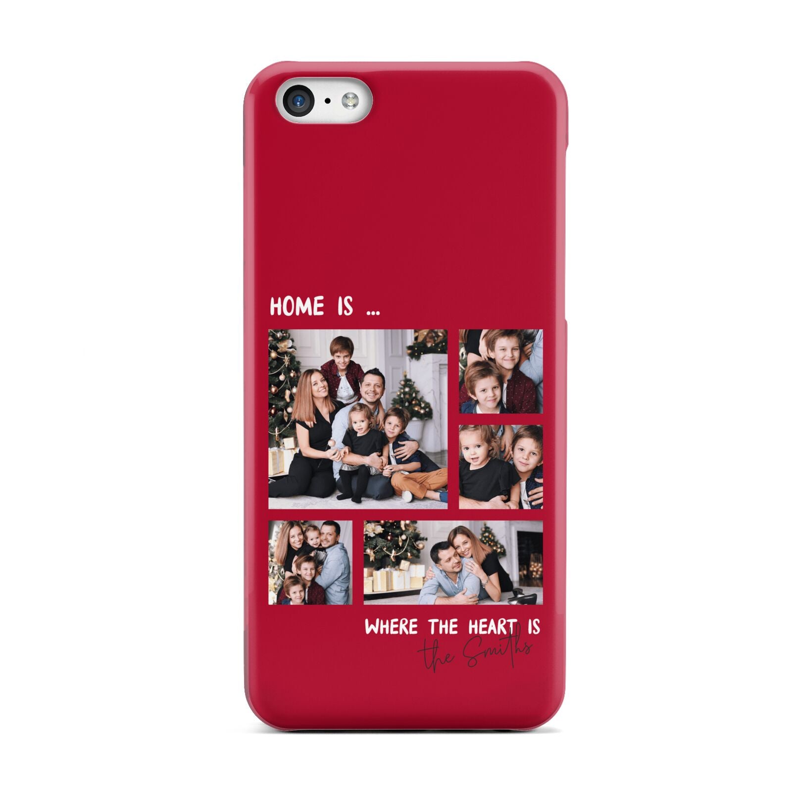 Christmas Family Photo Personalised Apple iPhone 5c Case