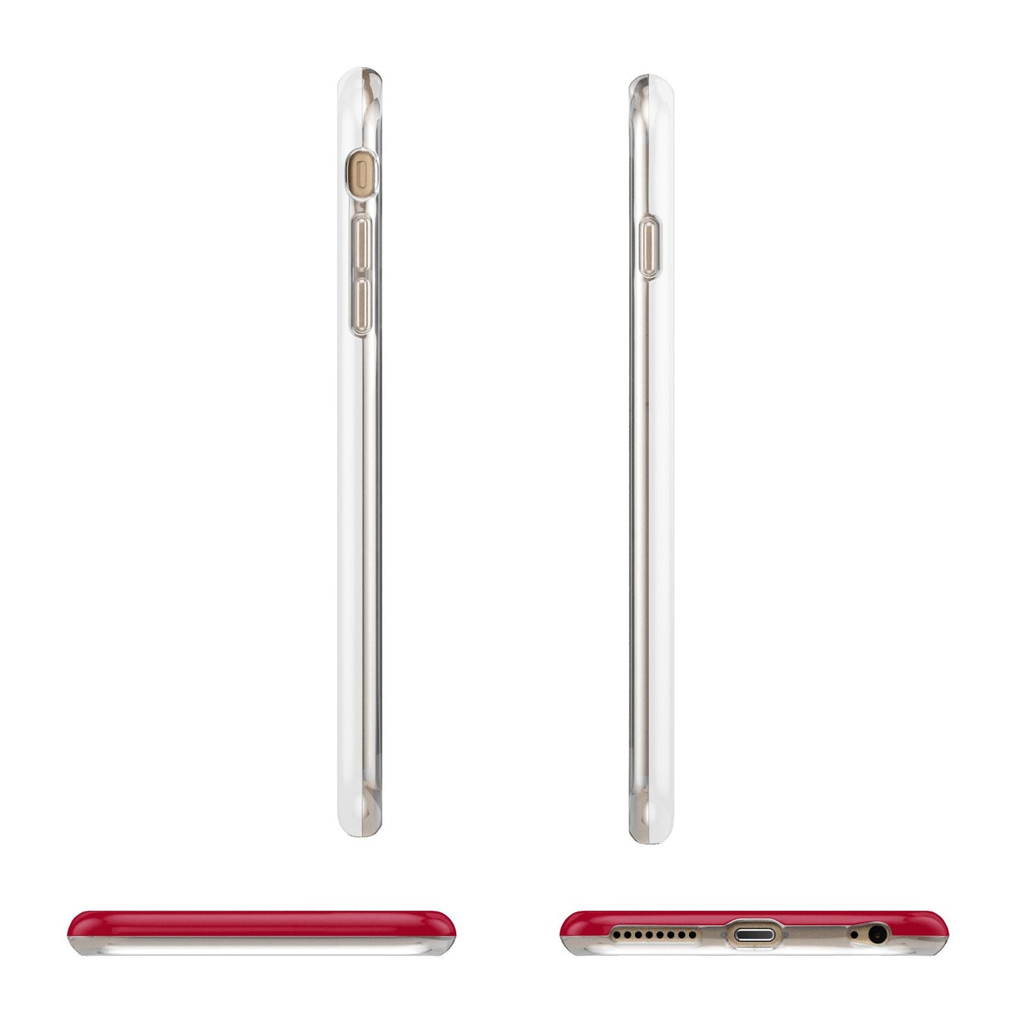 Christmas Family Photo Personalised Apple iPhone 6 Plus 3D Wrap Tough Case Alternative Image Angles