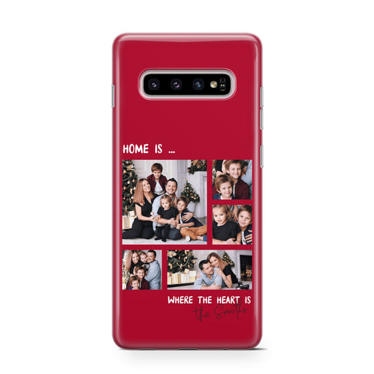 Christmas Family Photo Personalised Protective Samsung Galaxy Case