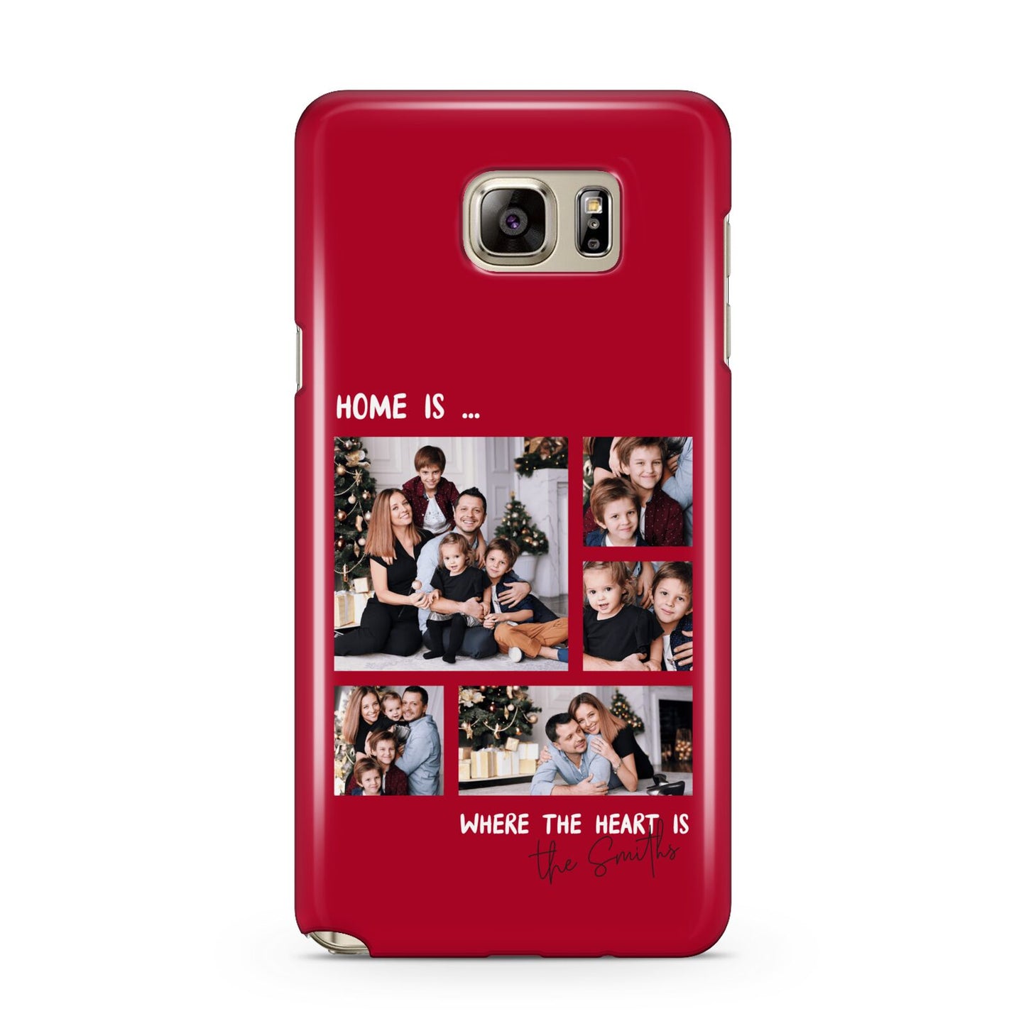 Christmas Family Photo Personalised Samsung Galaxy Note 5 Case