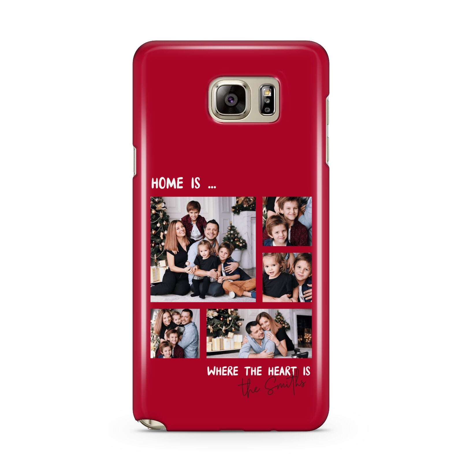 Christmas Family Photo Personalised Samsung Galaxy Note 5 Case
