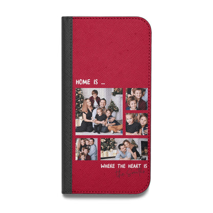 Christmas Family Photo Personalised Vegan Leather Flip Samsung Case
