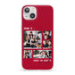 Christmas Family Photo Personalised iPhone 13 Clear Bumper Case