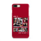 Christmas Family Photo Personalised iPhone 8 Plus 3D Snap Case on Gold Phone