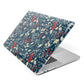Christmas Floral Apple MacBook Case Side View