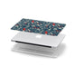 Christmas Floral Apple MacBook Case in Detail