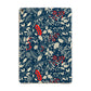 Christmas Floral Apple iPad Gold Case