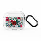 Christmas Floral Pattern AirPods Clear Case 3rd Gen