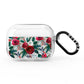 Christmas Floral Pattern AirPods Pro Clear Case