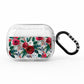 Christmas Floral Pattern AirPods Pro Glitter Case