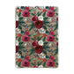 Christmas Floral Pattern Apple iPad Gold Case