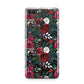 Christmas Floral Pattern Huawei Y9 2018