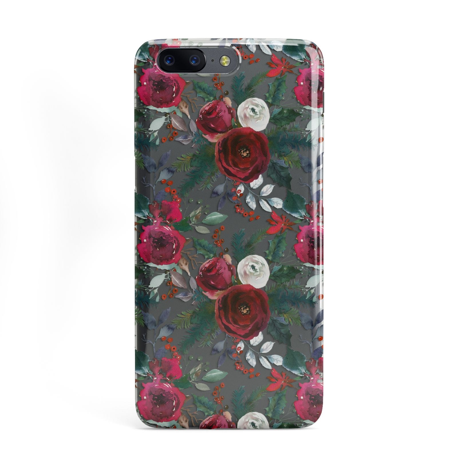 Christmas Floral Pattern OnePlus Case