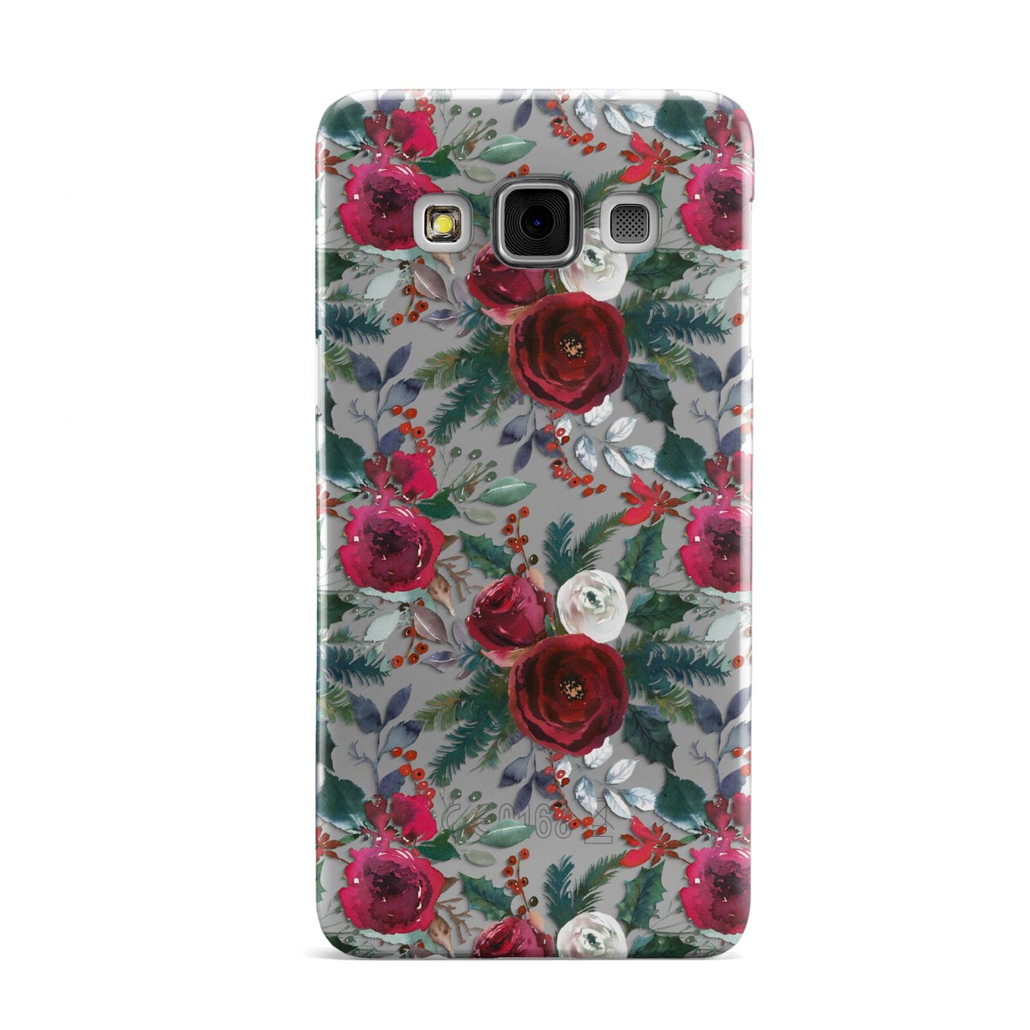 Christmas Floral Pattern Samsung Galaxy A3 Case