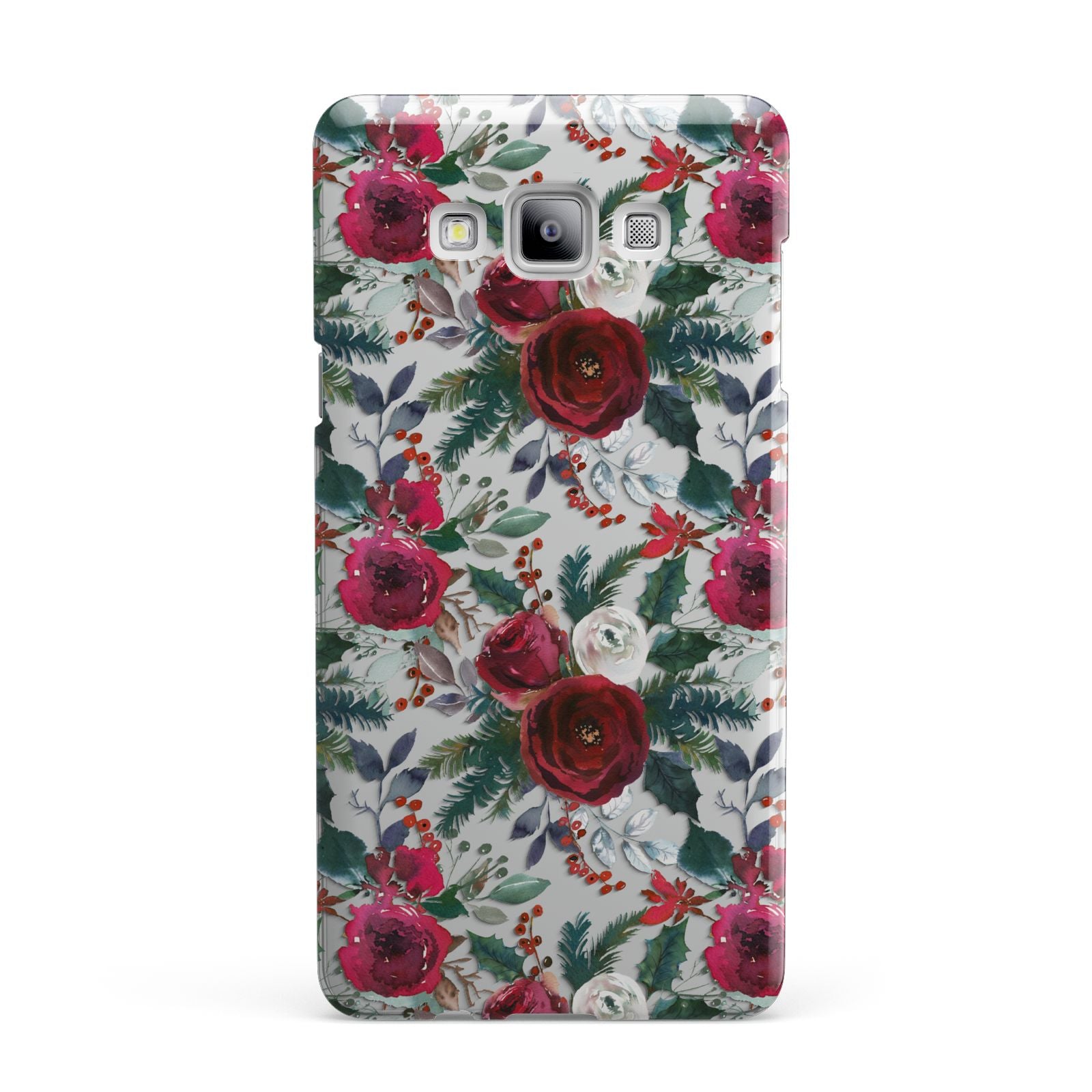 Christmas Floral Pattern Samsung Galaxy A7 2015 Case
