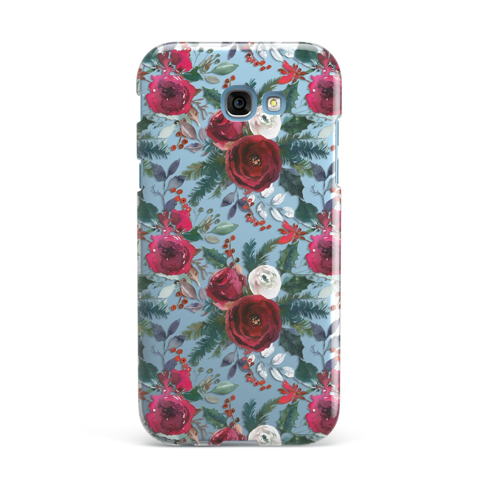 Christmas Floral Pattern Samsung Galaxy A7 2017 Case
