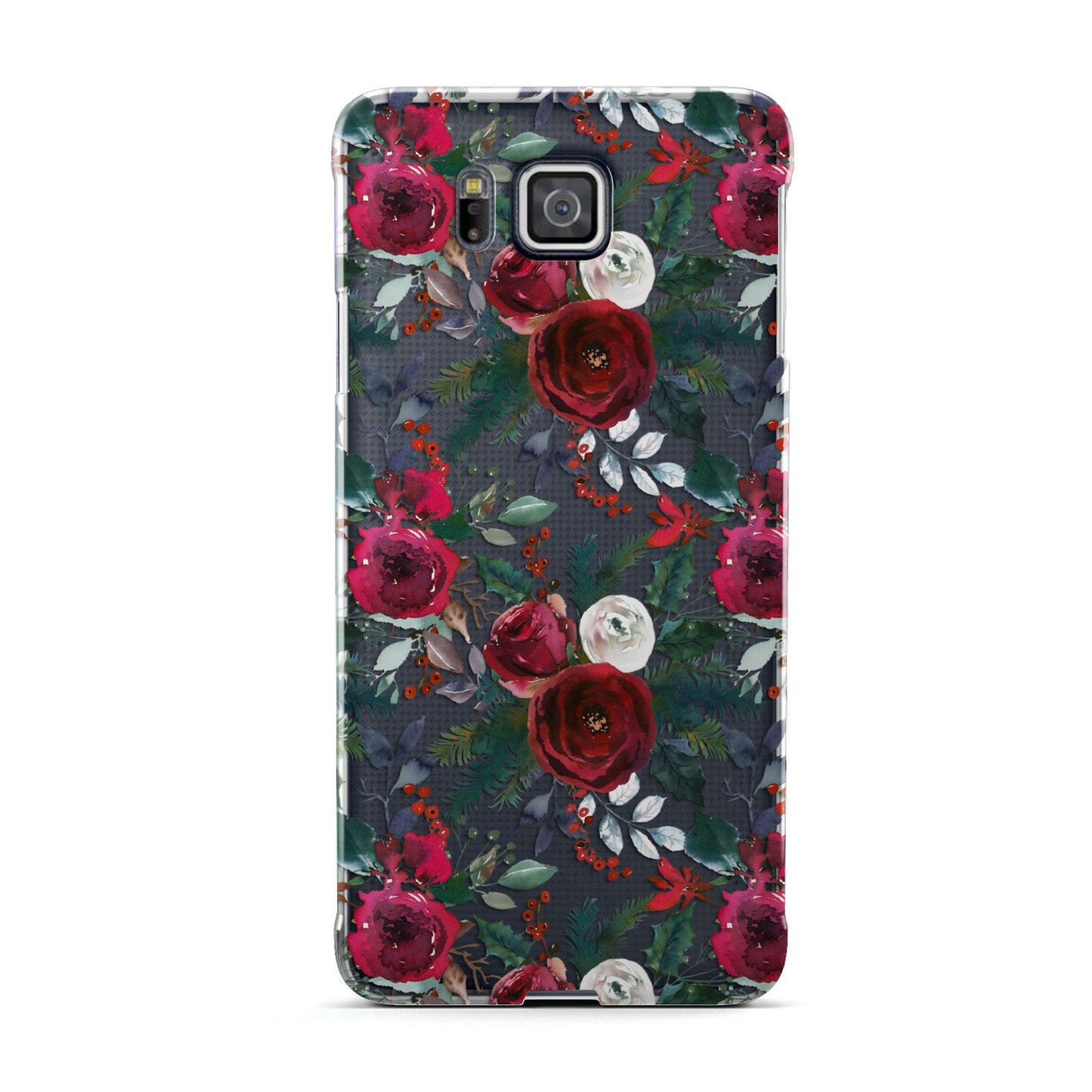 Christmas Floral Pattern Samsung Galaxy Alpha Case