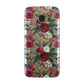 Christmas Floral Pattern Samsung Galaxy Case