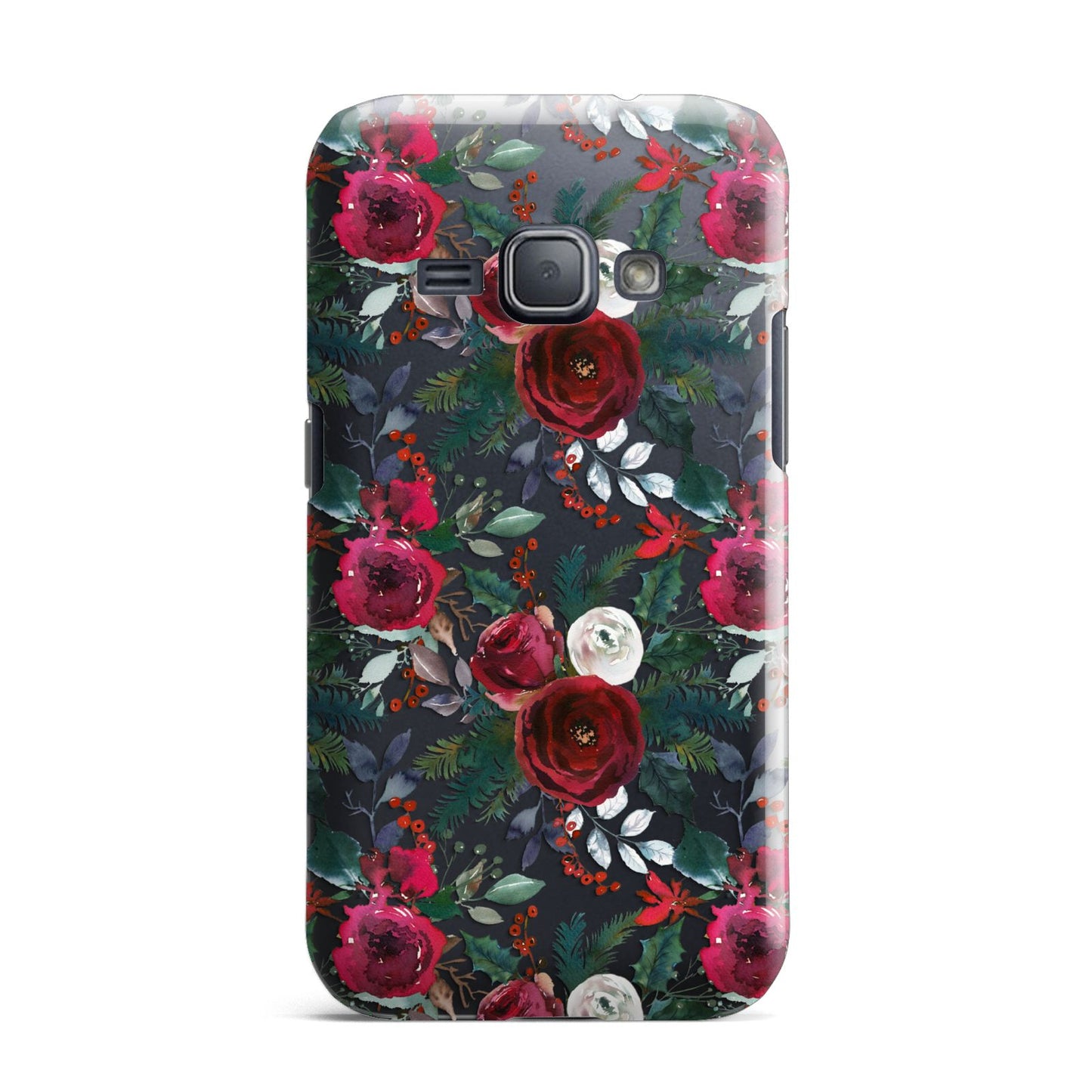 Christmas Floral Pattern Samsung Galaxy J1 2016 Case