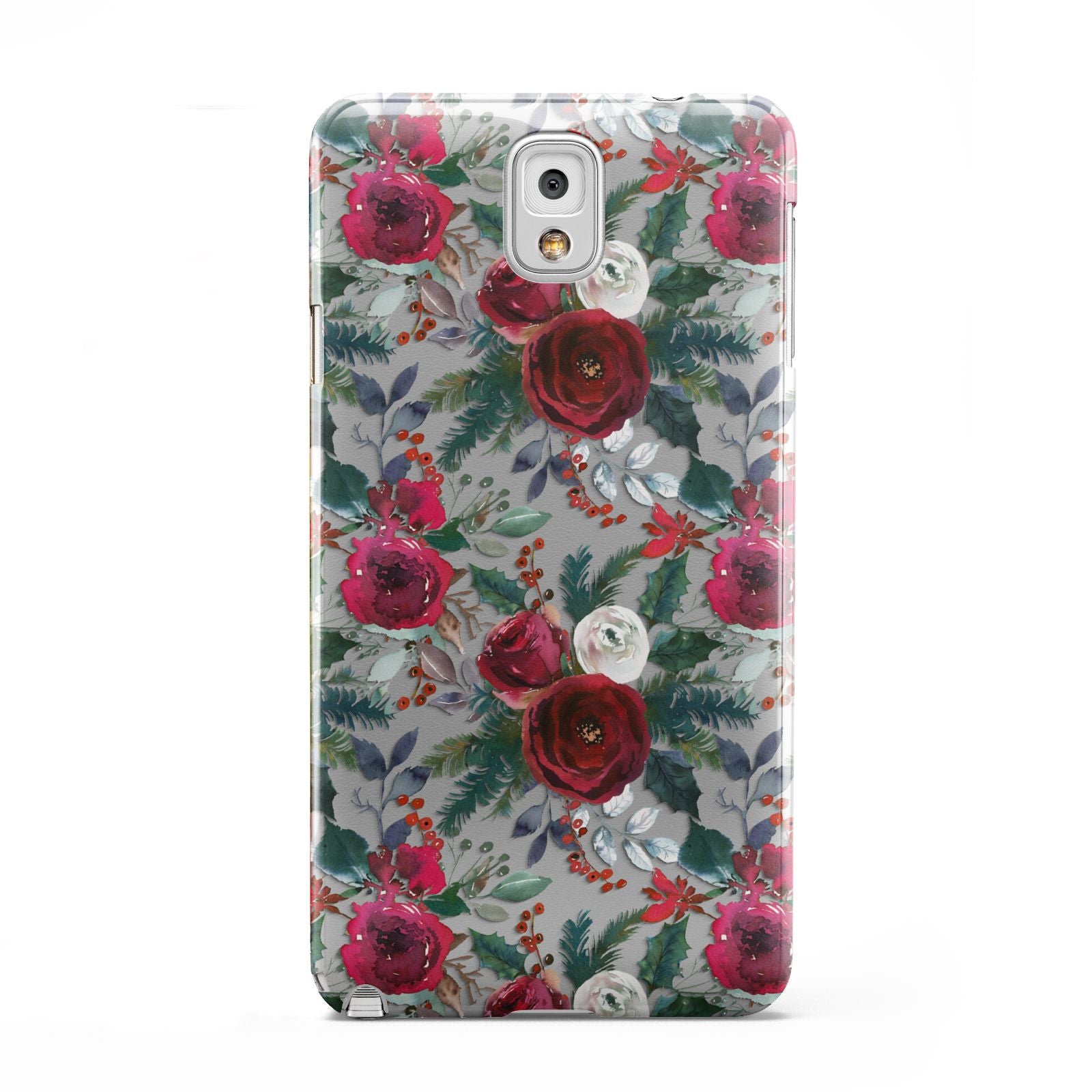 Christmas Floral Pattern Samsung Galaxy Note 3 Case