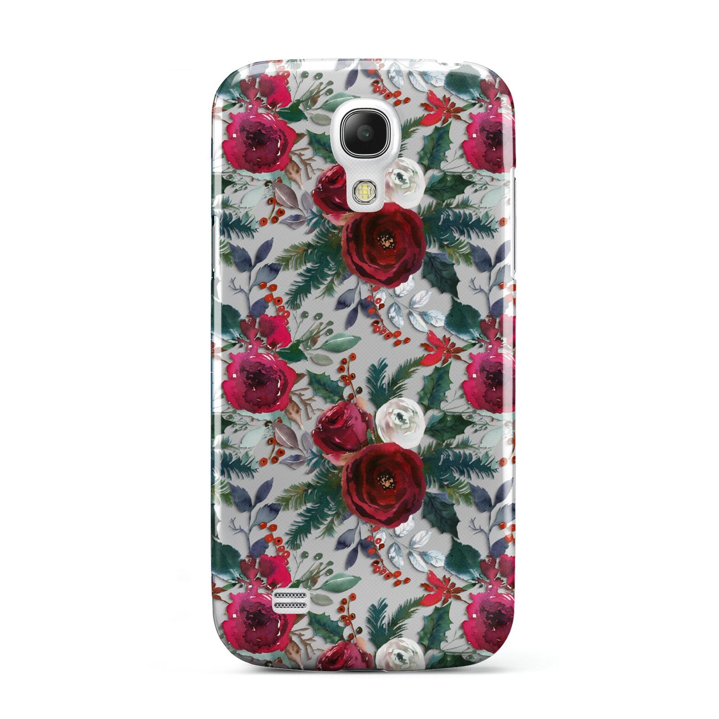 Christmas Floral Pattern Samsung Galaxy S4 Mini Case