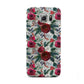 Christmas Floral Pattern Samsung Galaxy S6 Case