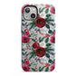 Christmas Floral Pattern iPhone 13 Full Wrap 3D Tough Case