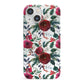 Christmas Floral Pattern iPhone 13 Mini Full Wrap 3D Snap Case