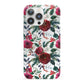 Christmas Floral Pattern iPhone 13 Pro Full Wrap 3D Snap Case