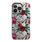 Christmas Floral Pattern iPhone 13 Pro Full Wrap 3D Tough Case