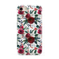 Christmas Floral Pattern iPhone 8 3D Tough Case on Gold Phone