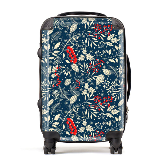 Christmas Floral Suitcase