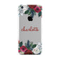 Christmas Flowers Personalised Apple iPhone 5c Case