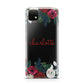 Christmas Flowers Personalised Huawei Enjoy 20 Phone Case