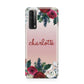 Christmas Flowers Personalised Huawei P Smart 2021