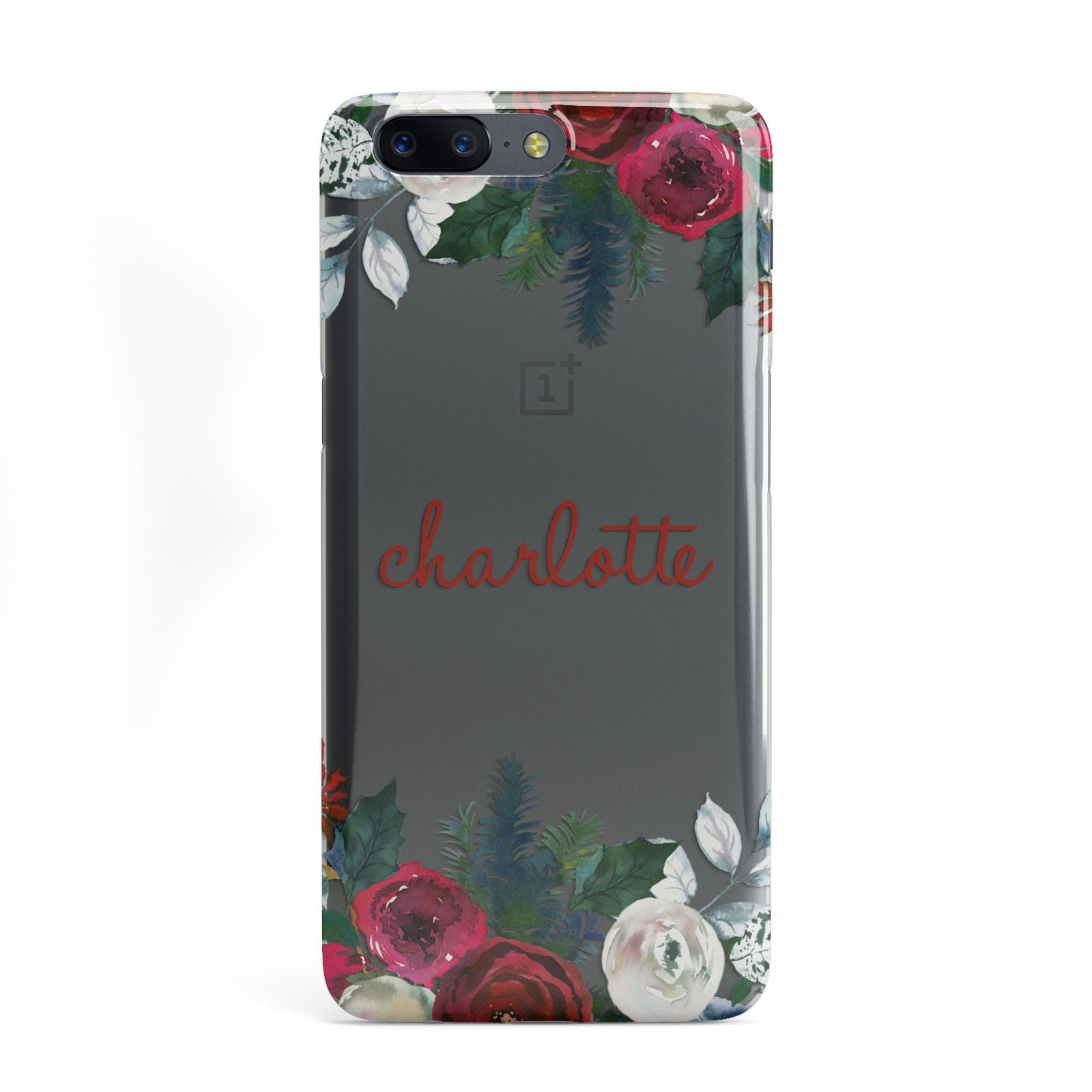 Christmas Flowers Personalised OnePlus Case