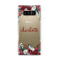 Christmas Flowers Personalised Samsung Galaxy S8 Case