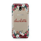 Christmas Flowers Personalised Samsung J5 2017 Case